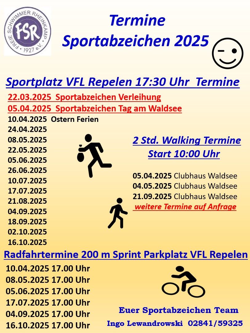 Endspurt zum Sportabzeichen